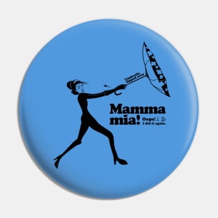 Mamma mia “Umbrella tipped over”2 Pin