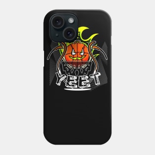 Jack O Lantern Halloween - Basketball Player Workout - Graphic Sports Fitness Athlete Saying Gift Phone Case