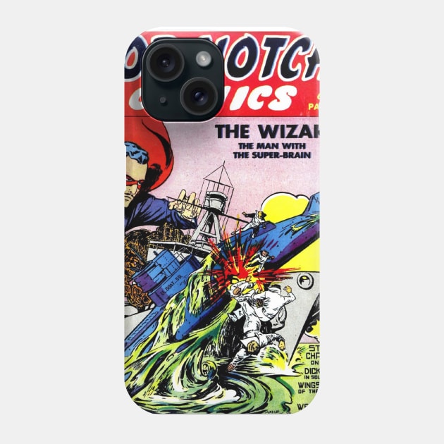 Top Notch Comics No.4 Phone Case by Public Domain Comics