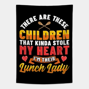 I'm There Lunch Lady School Cafeteria Tapestry