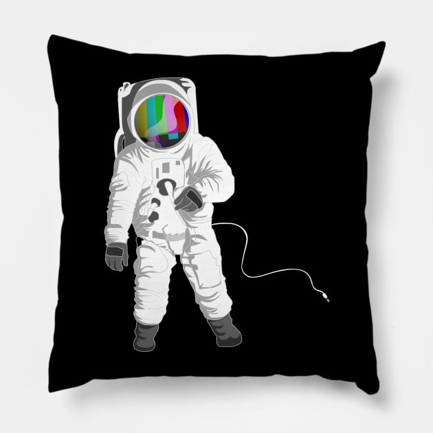 Space Visual Odyssey Pillow by AnishaCreations