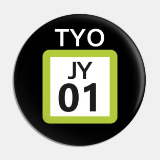 Tokyo Sign - Yamanote Line Pin