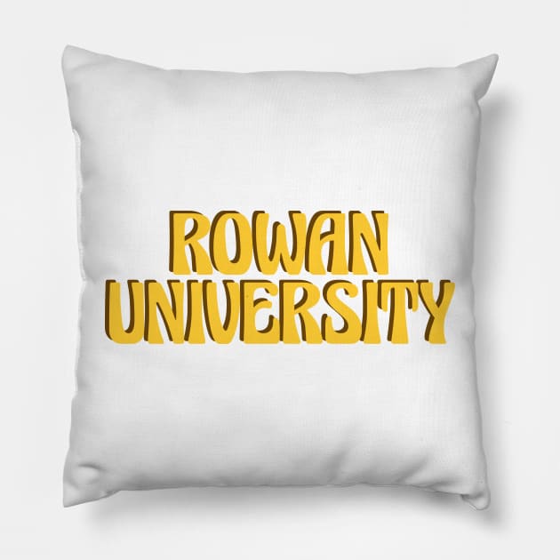 Rowan University Pillow by ally1021