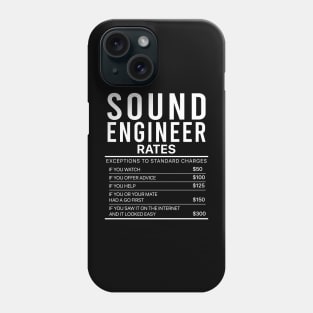 Sound engineer rates Phone Case