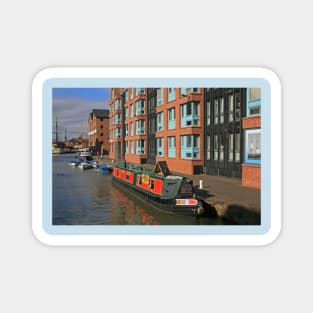 Narrow Boat, Gloucester Docks Magnet