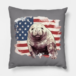 'Merica!! Manatee!! Pillow