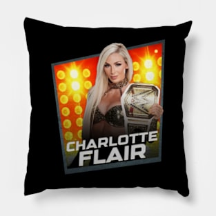 Charlotte Flair/////Card Game Concept Design Pillow