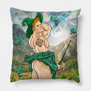 Highland Witch Boy Pillow