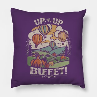 Up, Up, and Buffet! Pillow