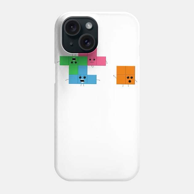 Tetris Disaster Phone Case by AlisterCat