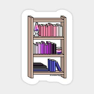 Gender Fluid Pride Bookcase Magnet