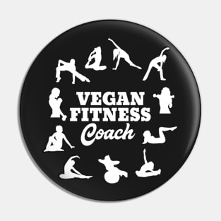 Vegan Fitness Coach Pin