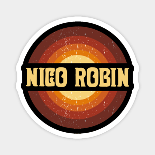 Vintage Proud Name Robin Anime Gifts Circle Magnet