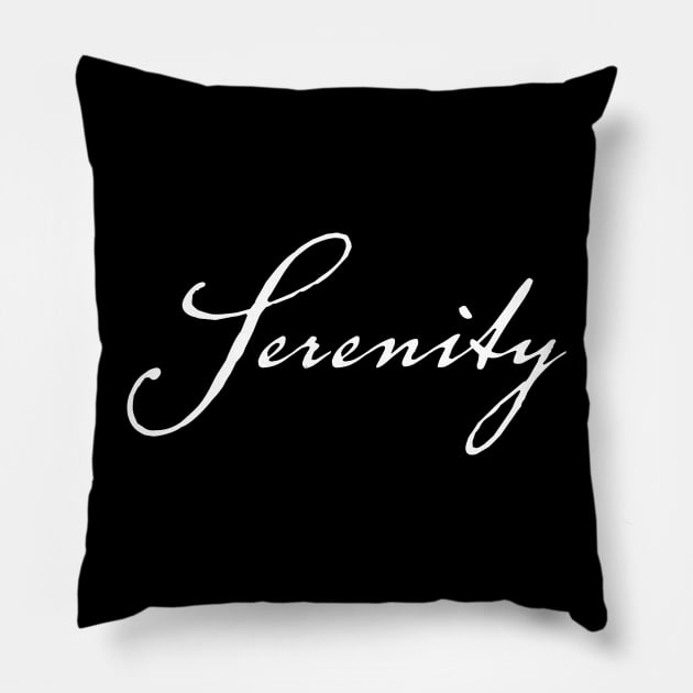 Serenity Pillow by boldifieder