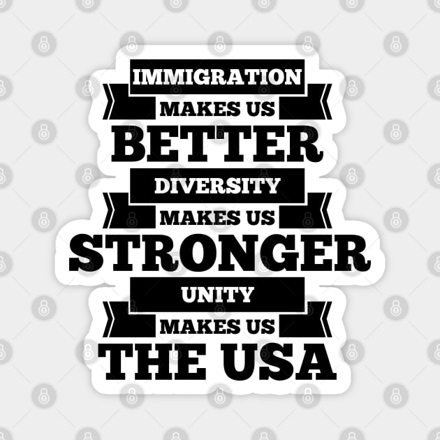 Immigration U.S.A. Magnet by mailboxdisco