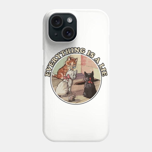 Everything Is A Lie Phone Case by DankFutura