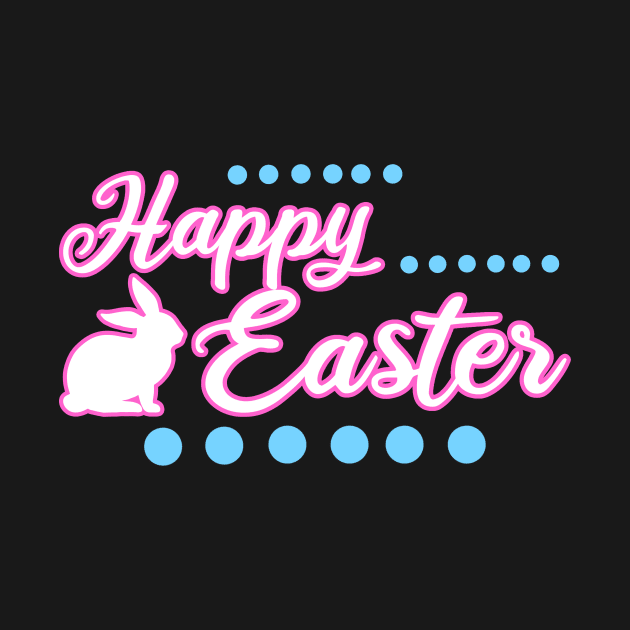 Happy Easter with bunny logo by Dominic Becker