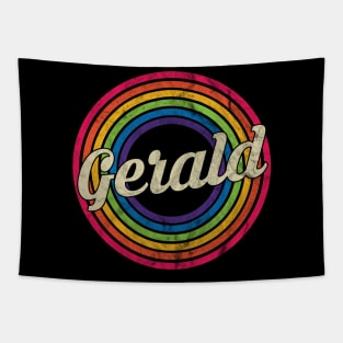 Gerald - Retro Rainbow Faded-Style Tapestry