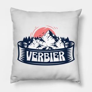 Verbier Valais Switzerland Pillow