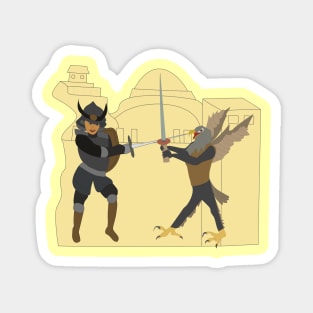 Two Warriors Magnet