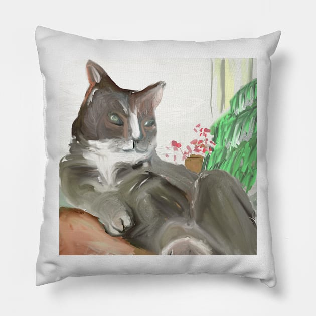 Laid Back Jack Pillow by trishaclarkin