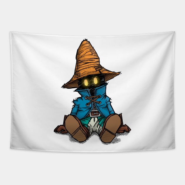 Vivi - Colored version - FF9 Tapestry by SimonPdv