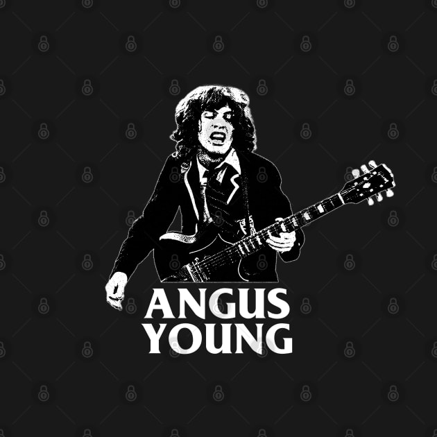 Angus Young - Engraving Style by Parody Merch