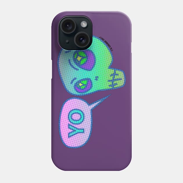 Alien zombie sends their regards Phone Case by Kezo89