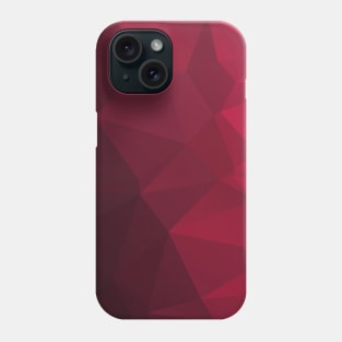 Abstract Polygon Shades of Wine Phone Case