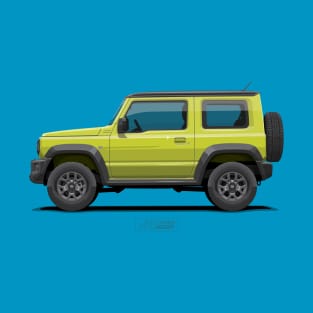 New Jimny JB74 Kinetic Yellow - Side T-Shirt