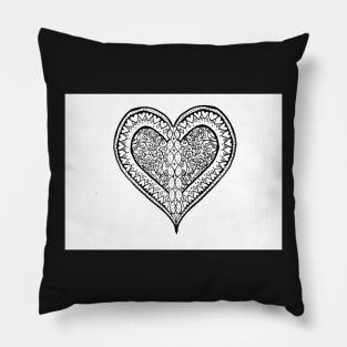 eros filigree heart Pillow