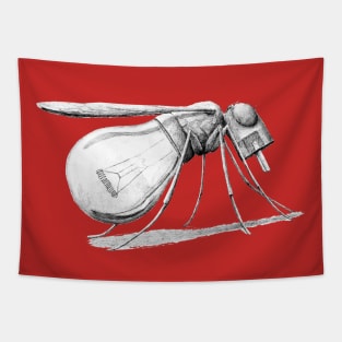 lightbulb mosquito Tapestry