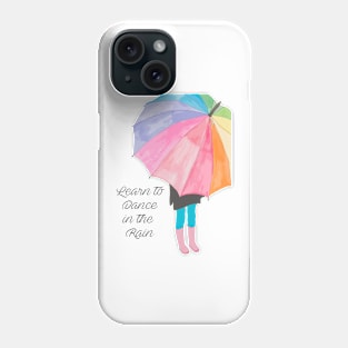 dance in the rain Phone Case