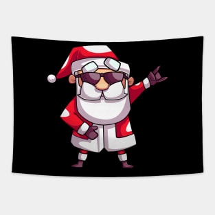 Dabbing Santa Christmas Funny Santa Claus Dab Dance Gifts T-Shirt Tapestry