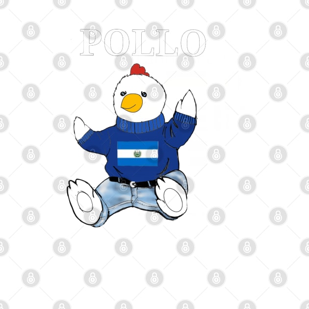 Polio bear flag of El Salvador by Duendo Design