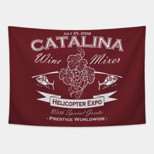 Catalina Wine Mixer - Helicopter Expo Tapestry