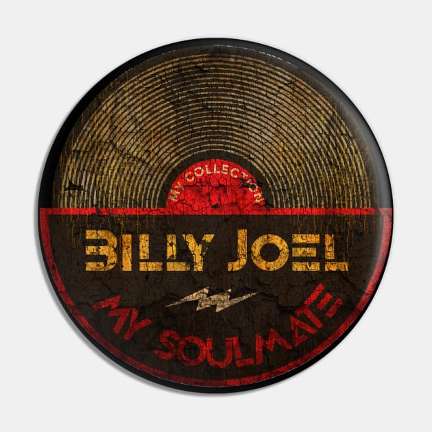 Billy Joel - My Soulmate Pin by artcaricatureworks