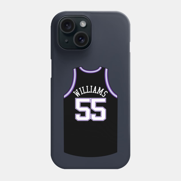 Jason Williams Sacramento Jersey Qiangy Phone Case by qiangdade