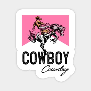 Cowboy Country Horse Riding Western Magnet