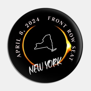 2024 New York Eclipse Front Row Seat To Total Darkness Pin