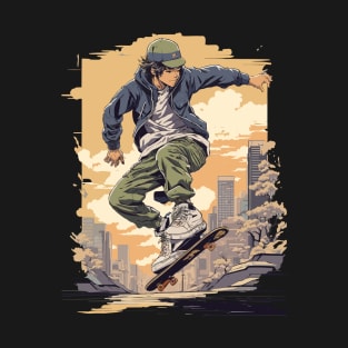 Anime skateboarder T-Shirt