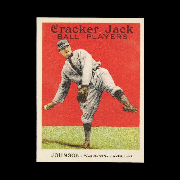 Walter Johnson 1915 Cracker Jack by BlackBoxHobby