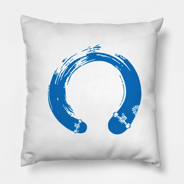 Zen Trick Pillow by prawidana