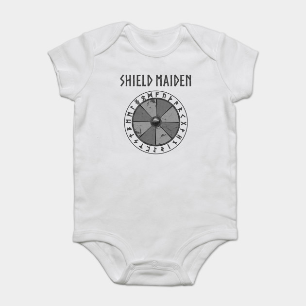 Viking Shield Maiden Shield Maiden Onesie Teepublic