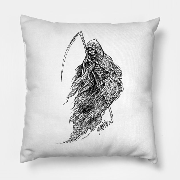 Cryptic Reaper Pillow by sawblade666