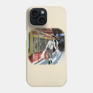 Wood Elf Family Train Trip Fantasy Image Phone Case