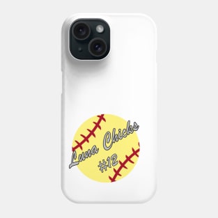 Soft ball logo Phone Case