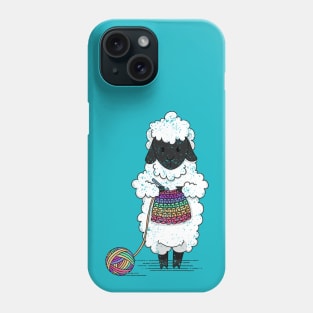 Crocheting Sheep Phone Case