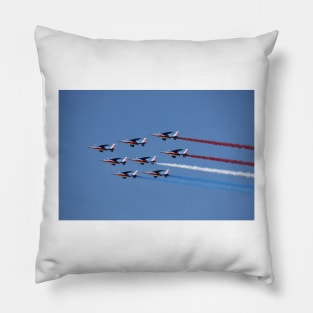 Patrouille de France over Yorktown, Virginia Pillow