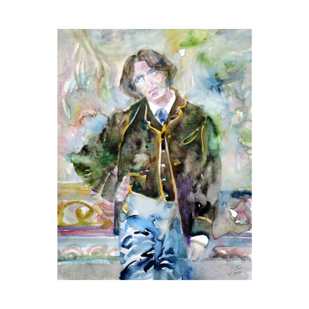 OSCAR WILDE watercolor portrait .21 by lautir